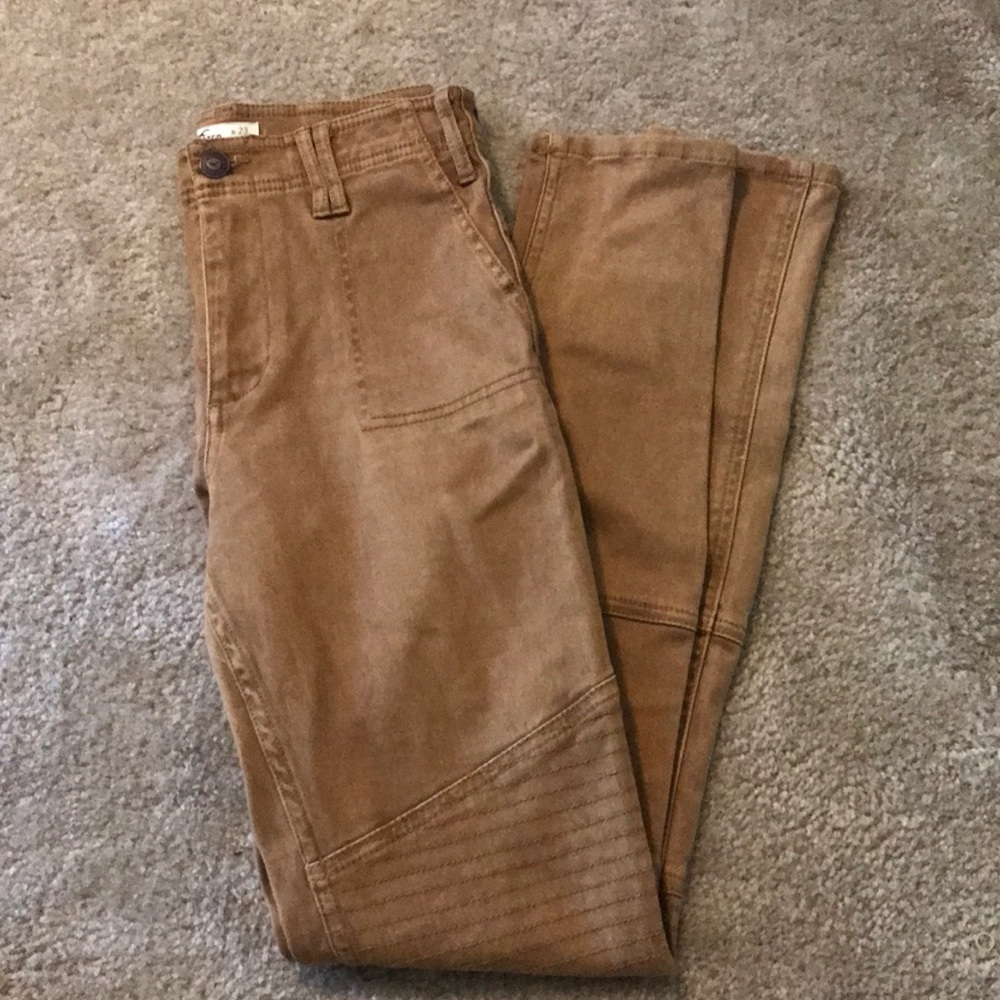 Hollister khaki military pants